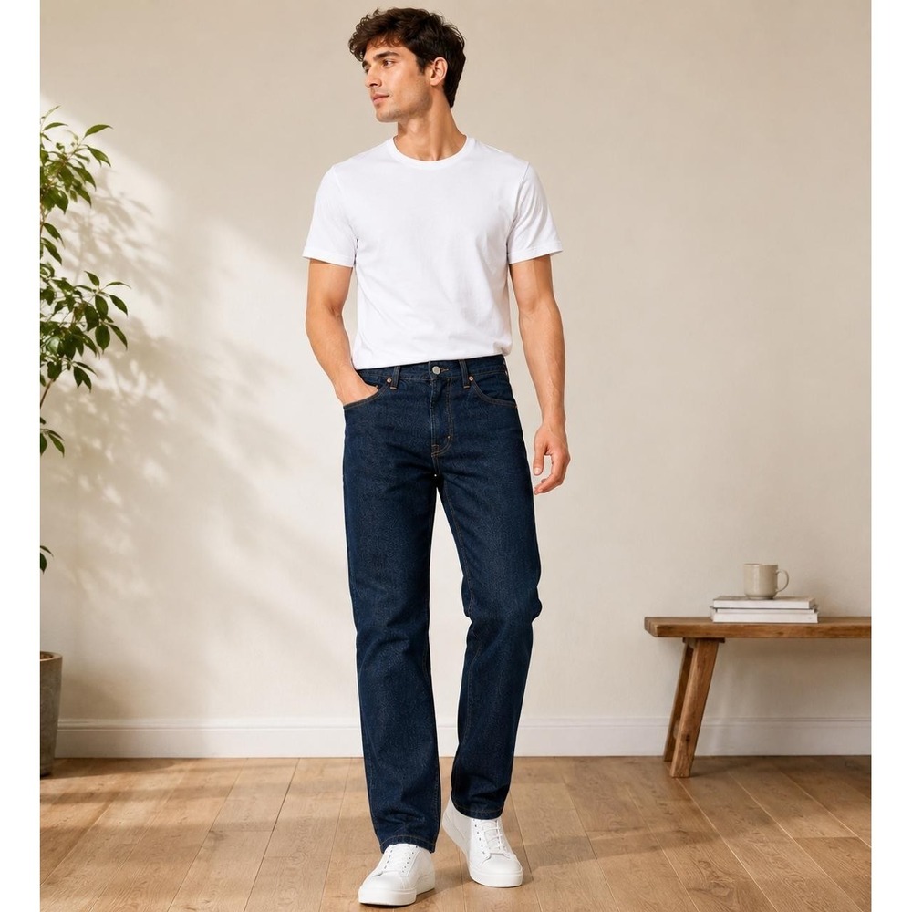 UNIQLO UJ S001 SELVEDGE Men Slim Straight Jeans 30x28 Kaihara Japan 01-32-1H060A